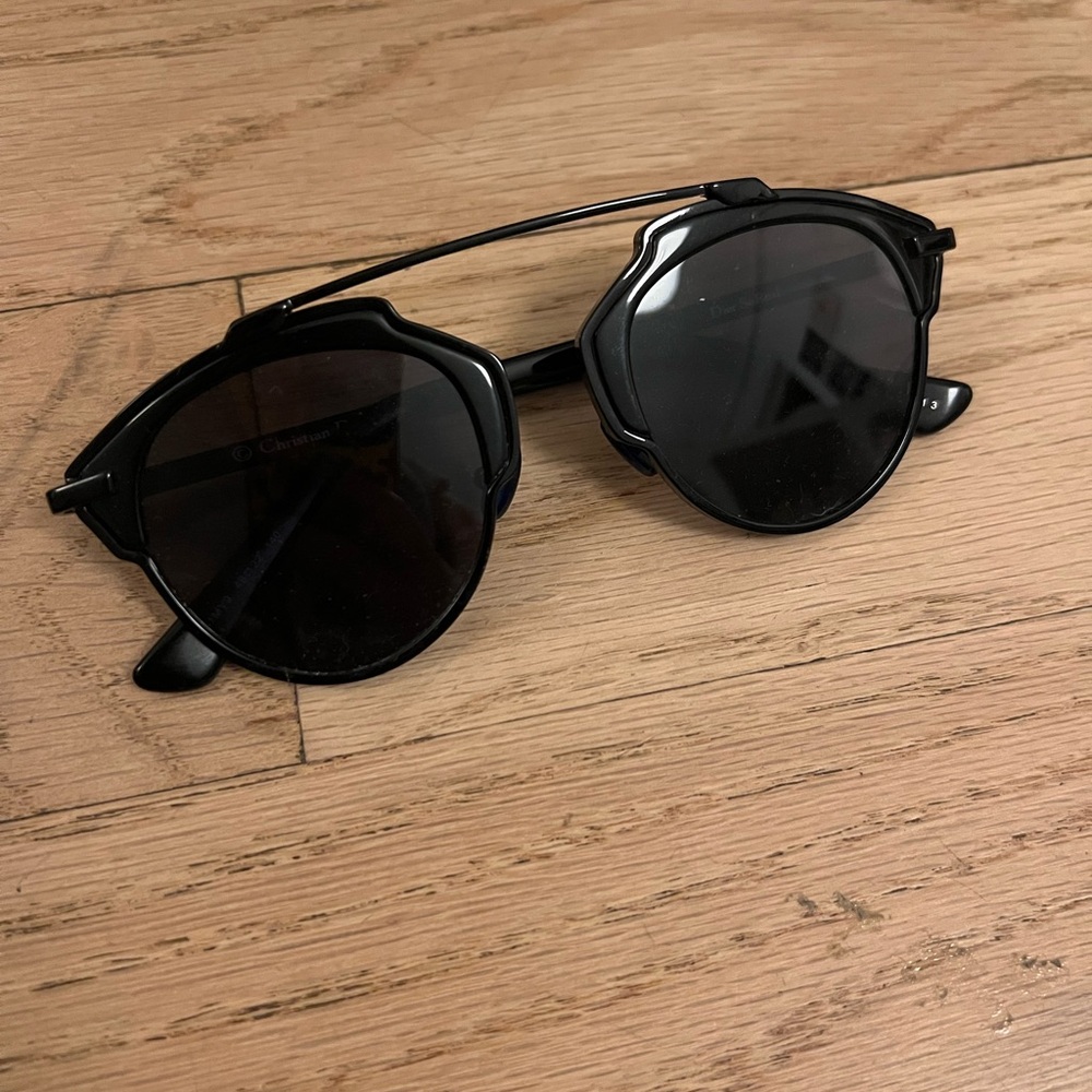 DIOR Black Sunglasses - excellent conditions. With Box.